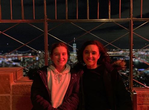 Felicity-Amore Castle-Hughes with her mother, Keisha Castle-Hughes.